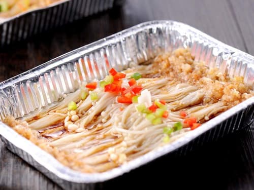 溧水锡纸烤金针菇